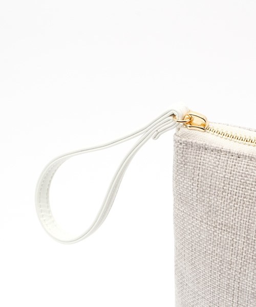 LBC（エルビーシー）の「ビーチクラッチバッグ                    （クラッチバッグ・レディース・アッシュグレー/グレー/ダークグレー・ONE SIZE）」の8枚目の写真