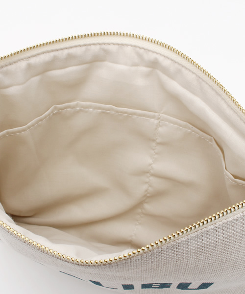 LBC（エルビーシー）の「ビーチクラッチバッグ                    （クラッチバッグ・レディース・アッシュグレー/グレー/ダークグレー・ONE SIZE）」の10枚目の写真