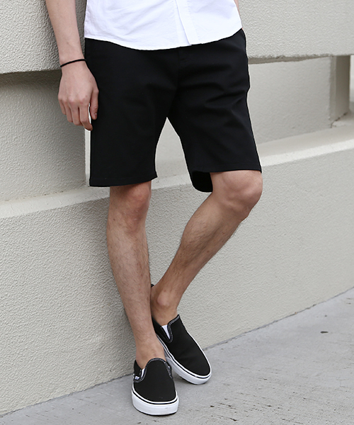 BASECONTROL（ベースコントロール）の「ストレッチツイル ショートパンツ（その他パンツ・メンズ・ブラック/カーキ/ネイビー/ホワイト/ベージュ系・MEDIUM/X-LARGE/SMALL/LARGE）」の3枚目の写真