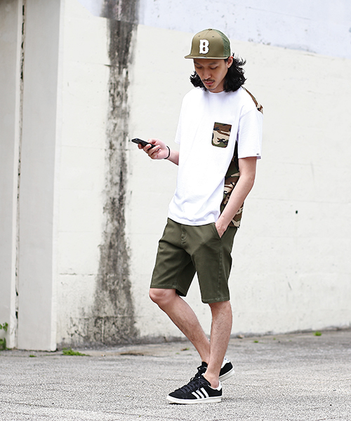 BASECONTROL（ベースコントロール）の「ストレッチツイル ショートパンツ（その他パンツ・メンズ・ブラック/カーキ/ネイビー/ホワイト/ベージュ系・MEDIUM/X-LARGE/SMALL/LARGE）」の9枚目の写真