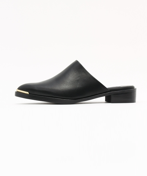 LE TALON（ルタロン）の「GRISE メタルキャップミュール◆（サンダル・レディース・キャメル/ブラック・37.5/36.5/35.5/38）」の3枚目の写真