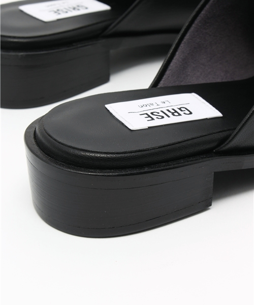 LE TALON（ルタロン）の「GRISE メタルキャップミュール◆（サンダル・レディース・キャメル/ブラック・37.5/36.5/35.5/38）」の8枚目の写真