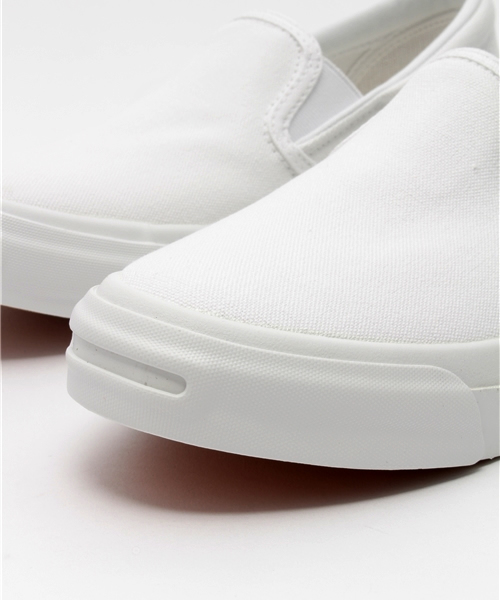 CONVERSE（コンバース）の「◇CONVERSE/ジャックパーセルWHITEPLUSスリップオン（スリッポン・メンズ・ホワイト・27cm/28cm/29cm/25cm/26cm）」の5枚目の写真