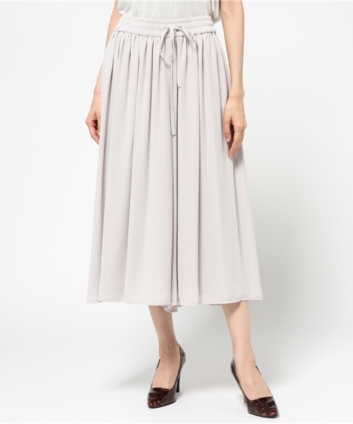 Natural Beauty Basic ナチュラルビューティベーシック の シフォンジョーゼットギャザースカーチョ その他パンツ Wear