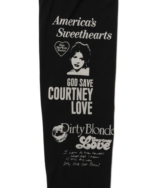 HYSTERIC GLAMOUR(ヒステリックグラマー)の「Courtney Love/COURTNEY SCRATCH pt レギンス(レギンス/スパッツ・レディース・ブラック・FREE)」の5枚目の写真