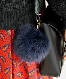 BEAUTY&YOUTH UNITED ARROWS | 【追加予約】BY∴ フォックスファーポンポンキーチャーム(キーホルダー)