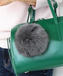 BEAUTY&YOUTH UNITED ARROWS | BY∴ フォックスファーポンポンキーチャーム(キーホルダー)