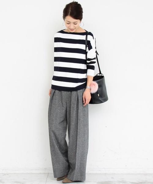 BEAUTY&YOUTH UNITED ARROWS（ビューティーアンドユースユナイテッドアローズ）の「BY∴ フォックスファーポンポンキーチャーム ◆（キーホルダー・レディース・グレー/ベージュ/ネイビー/ピンク/ケリー/ワインレッド・FREE）」の10枚目の写真