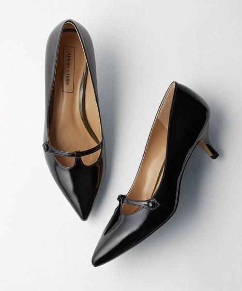 ODETTE E ODILE（オデットエオディール）の「OID Tストラップ パンプス50（パンプス・レディース・レッド/その他1/ブラック/ゴールド/ダークグレー/その他2・23cm/22cm/22.5cm/24.5cm/23.5cm/24cm）」の5枚目の写真