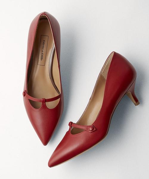 ODETTE E ODILE（オデットエオディール）の「OID Tストラップ パンプス50（パンプス・レディース・レッド/その他1/ブラック/ゴールド/ダークグレー/その他2・23cm/22cm/22.5cm/24.5cm/23.5cm/24cm）」の4枚目の写真