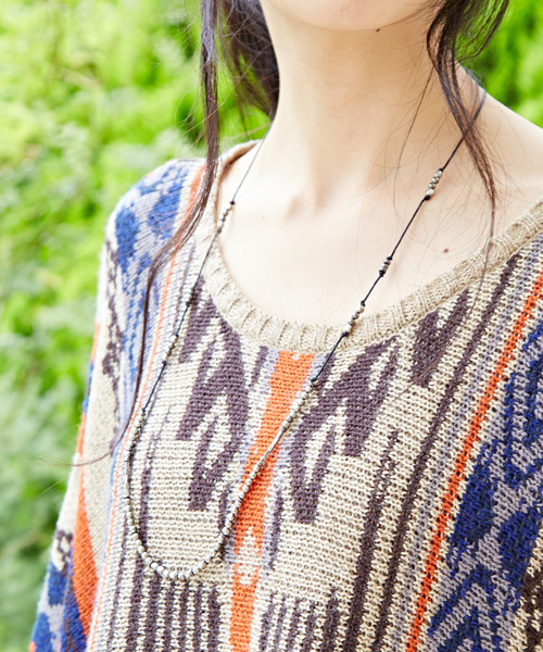 チャイハネ（チャイハネ）の「【チャイハネ】メタリックMEN'Sネックレス（ネックレス・メンズ・シルバー/ゴールド/ブラック・FREE）」の4枚目の写真