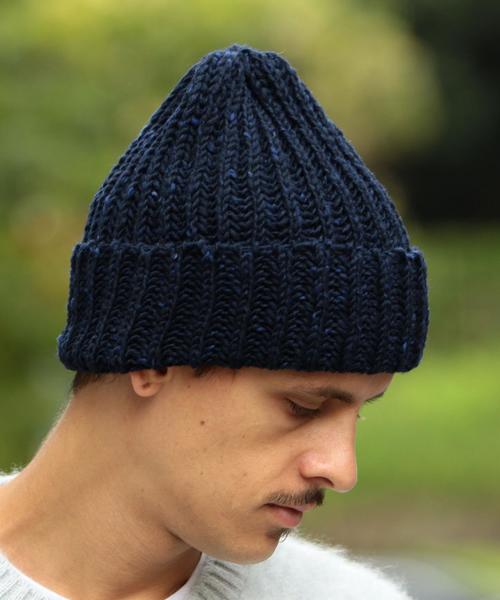 HIGHLAND 2000(ハイランドトゥーサウザンド)の「<HIGHLAND 2000> BOBCAP NEP/ニット帽◆(ニットキャップ/ビーニー・メンズ・ブラック/ライトグレー/ダークグレー/ブラウン/ネイビー/パープル・FREE)」の5枚目の写真