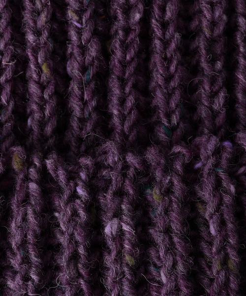 HIGHLAND 2000(ハイランドトゥーサウザンド)の「<HIGHLAND 2000> BOBCAP NEP/ニット帽◆(ニットキャップ/ビーニー・メンズ・ブラック/ライトグレー/ダークグレー/ブラウン/ネイビー/パープル・FREE)」の9枚目の写真