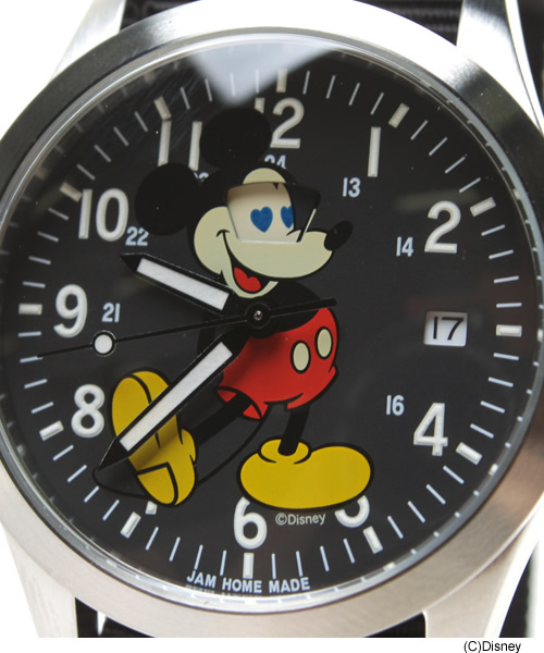 JAM HOME MADEジャムホームメイドSHIPSミッキー自動巻き時計顔変化 JAM