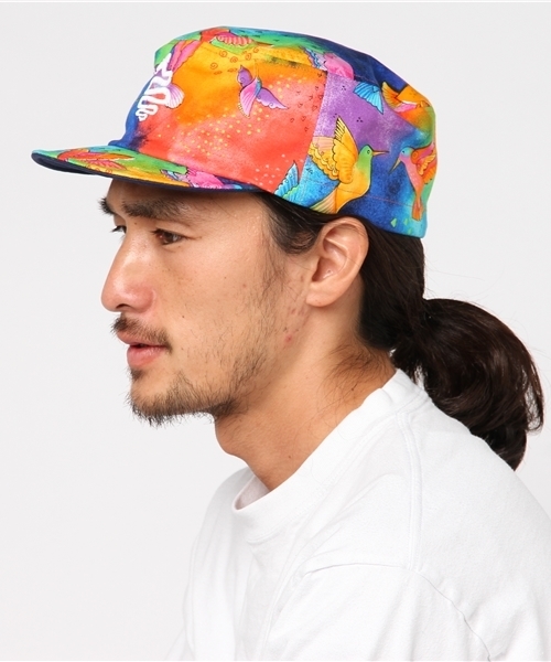 ALDIES（アールディーズ）の「Bird Work Cap 総柄 ワークキャップ（キャップ・メンズ・マルチ・FREE）」の2枚目の写真