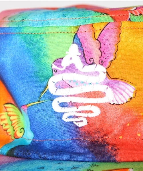 ALDIES（アールディーズ）の「Bird Work Cap 総柄 ワークキャップ（キャップ・メンズ・マルチ・FREE）」の4枚目の写真