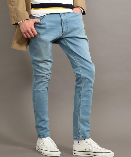 BEAUTY&YOUTH UNITED ARROWS（ビューティーアンドユースユナイテッドアローズ）の「【WEB限定】 by スキニー デニムパンツ ◆（デニムパンツ・メンズ・コバルトブルー/ライトブルー・SMALL/LARGE/MEDIUM）」の18枚目の写真