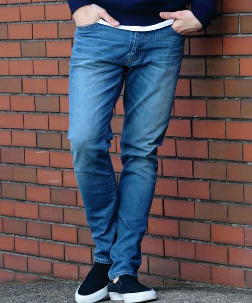 BEAUTY&YOUTH UNITED ARROWS（ビューティーアンドユースユナイテッドアローズ）の「【WEB限定】 by スキニー デニムパンツ ◆（デニムパンツ・メンズ・コバルトブルー/ライトブルー・SMALL/LARGE/MEDIUM）」の13枚目の写真