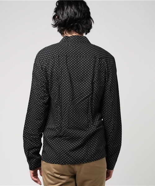 ALLSAINTS（オールセインツ）の「SPADILLE LONG SLEEVED SHIRT（シャツ/ブラウス・メンズ・ブラック・SMALL/MEDIUM）」の11枚目の写真