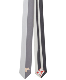 giraffe(�W���t)�̃��o�[�V�u���s�b�O�^�C BLACK×WHITE(�l�N�^�C)