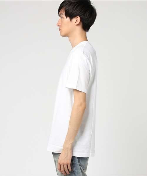 DIESEL（ディーゼル）の「00SZKP0QAQU（Tシャツ/カットソー・メンズ・ネイビー/ブラック/ホワイト・X-SMALL/XX-LARGE/LARGE/SMALL/MEDIUM/XXX-LARGE/X-LARGE）」の4枚目の写真