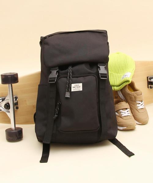 coen（コーエン）の「【coen キッズ / ジュニア】バックパック（バックパック/リュック・キッズ・ブラック/ダークグリーン・FREE）」の2枚目の写真