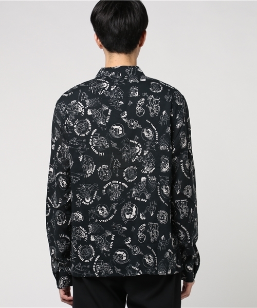 ALLSAINTS（オールセインツ）の「 FEELS LS SHIRT（シャツ/ブラウス・メンズ・ブラック・SMALL/LARGE/X-SMALL/MEDIUM）」の9枚目の写真