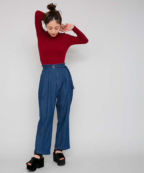 WEGO(ウィゴー)の「WEGO/ベロア厚底サンダル(サンダル・レディース・ブラック/グレー/ピンク・LARGE/MEDIUM)」の17枚目の写真