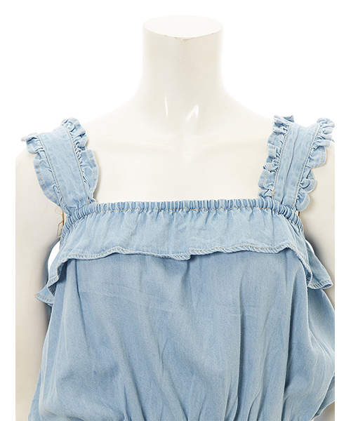 fifth(フィフス)の「フリルデニムビスチェ(その他トップス)」 WEAR