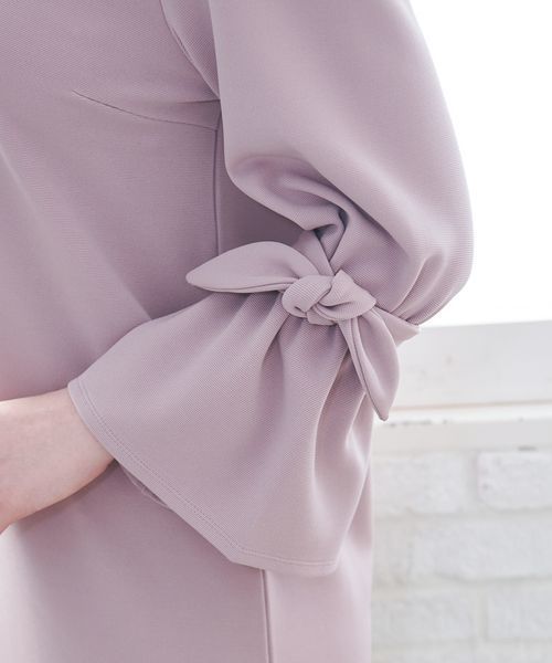 ROPE' PICNIC(ロペピクニック)の「【WEB限定】ミニリップルリボンフリルワンピース(ワンピース・レディース・ブラック/ネイビー/ピンク・38)」の11枚目の写真