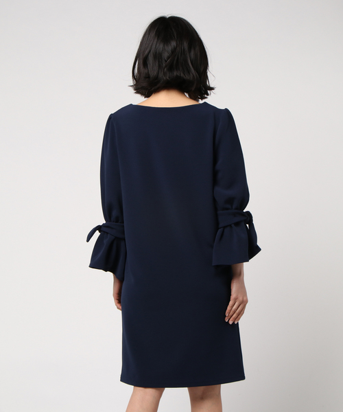 ROPE' PICNIC(ロペピクニック)の「【WEB限定】ミニリップルリボンフリルワンピース(ワンピース・レディース・ブラック/ネイビー/ピンク・38)」の13枚目の写真