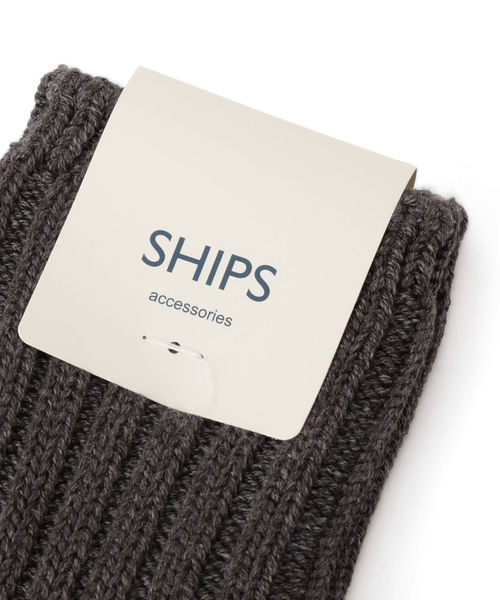 SHIPS(シップス)の「ショートリブソックス(ソックス/靴下・レディース・グレー/オフホワイト/イエロー/オレンジ・ONE SIZE)」の8枚目の写真