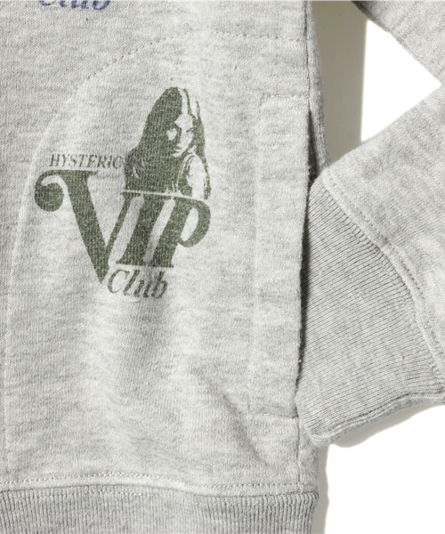 JOEY HYSTERIC（ジョーイヒステリック）の「SCRATCH pt PK（パーカー・キッズ・ホワイト/ブラック/グレー・X-SMALL/SMALL/MEDIUM）」の7枚目の写真