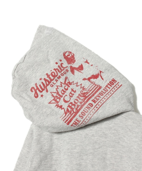 JOEY HYSTERIC（ジョーイヒステリック）の「SCRATCH pt PK（パーカー・キッズ・ホワイト/ブラック/グレー・X-SMALL/SMALL/MEDIUM）」の8枚目の写真