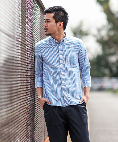 STILL BY HAND（スティルバイハンド）の「SH0632（シャツ/ブラウス・メンズ・ホワイト/ホワイト×ブルー・46/48/50）」の2枚目の写真