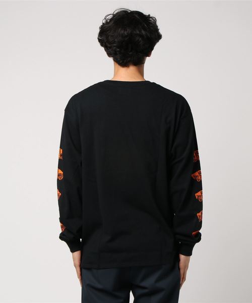 VANS（バンズ）の「VANS/ヴァンズ Primary L/S T-Shirts（Tシャツ/カットソー・メンズ・ブラック/ホワイト・L/M）」の3枚目の写真