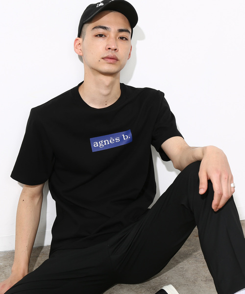 agnes b.（アニエスベー）の「〈HOMME〉T-SHIRTS SERIGRAPHIE（Tシャツ/カットソー・メンズ・ホワイト/ホワイト系その他/ブラック/ブラック系その他・L/XL）」の4枚目の写真