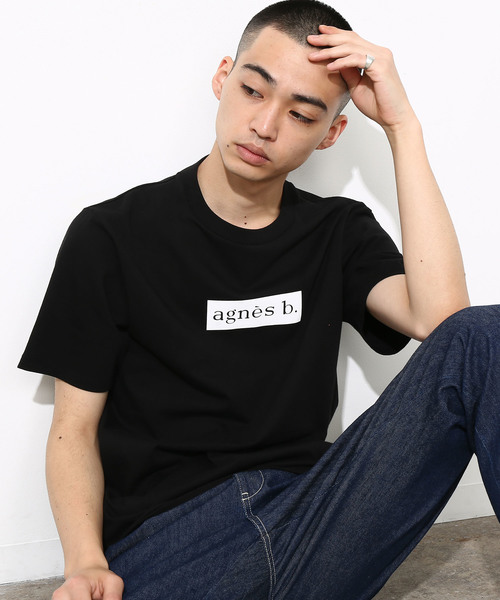 agnes b.（アニエスベー）の「〈HOMME〉T-SHIRTS SERIGRAPHIE（Tシャツ/カットソー・メンズ・ホワイト/ホワイト系その他/ブラック/ブラック系その他・L/XL）」の3枚目の写真