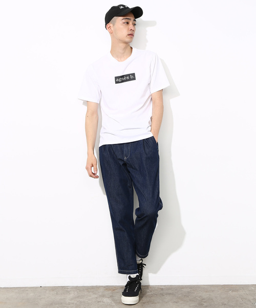 agnes b.（アニエスベー）の「〈HOMME〉T-SHIRTS SERIGRAPHIE（Tシャツ/カットソー・メンズ・ホワイト/ホワイト系その他/ブラック/ブラック系その他・L/XL）」の7枚目の写真