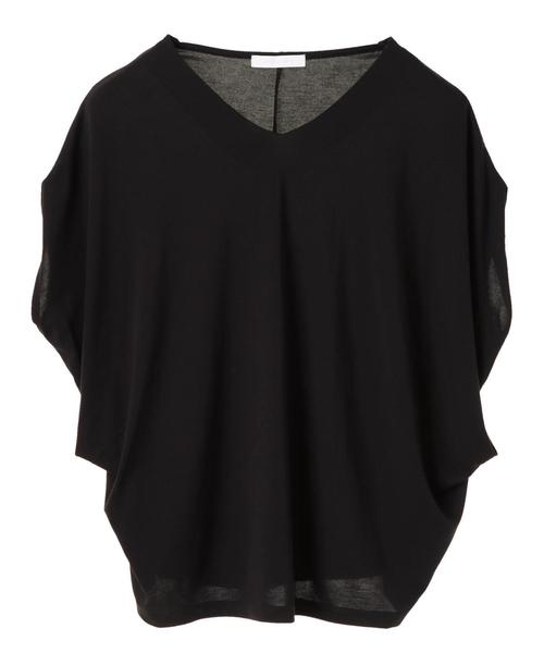 AMERICAN HOLIC（アメリカンホリック）の「・脇タックVネックカットプルオーバー（Tシャツ/カットソー・レディース・オフホワイト/カーキ/ブルー/モカ/ピンク系その他2/グレー系その他/ブラック/マスタード・FREE）」の11枚目の写真