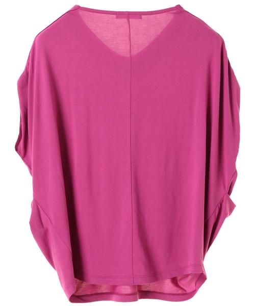 AMERICAN HOLIC（アメリカンホリック）の「・脇タックVネックカットプルオーバー（Tシャツ/カットソー・レディース・オフホワイト/カーキ/ブルー/モカ/ピンク系その他2/グレー系その他/ブラック/マスタード・FREE）」の21枚目の写真