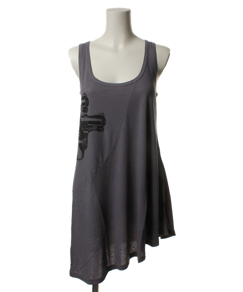 HYSTERIC GLAMOUR グレー キャミソール 美品♡】 ヒステリックグラマー