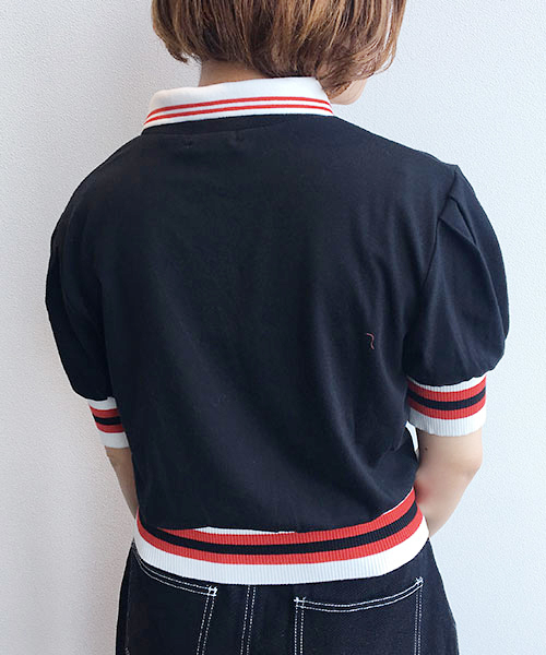 apres jour（アプレジュール）の「カラーリブポロPO【ZOZOTOWN限定アイテム】（Tシャツ/カットソー・レディース・ブラック/ベージュ/モカ・フリー）」の14枚目の写真