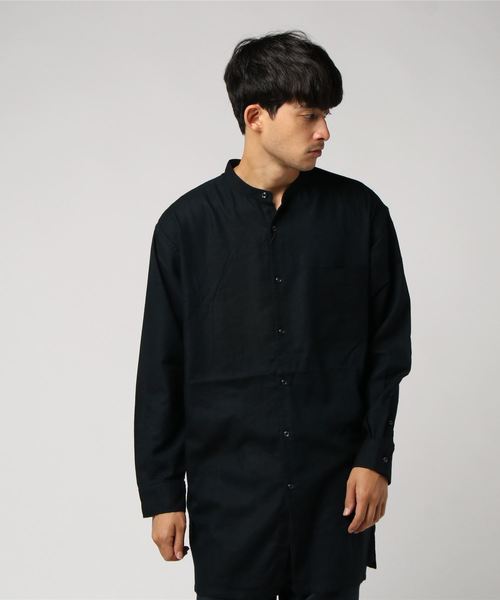 Confirm（コンファーム）の「Confirm / コンファーム 長袖バンドカラーシャツ（シャツ/ブラウス・メンズ・ブラック/ブラウン・L/M）」の20枚目の写真