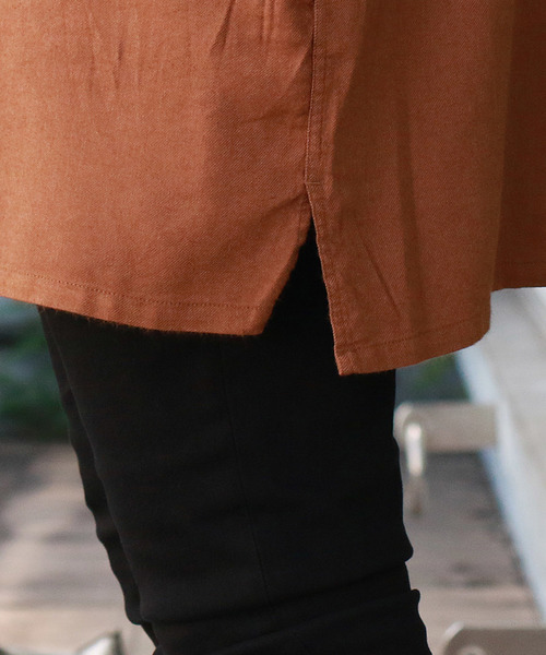 Confirm（コンファーム）の「Confirm / コンファーム 長袖バンドカラーシャツ（シャツ/ブラウス・メンズ・ブラック/ブラウン・L/M）」の19枚目の写真