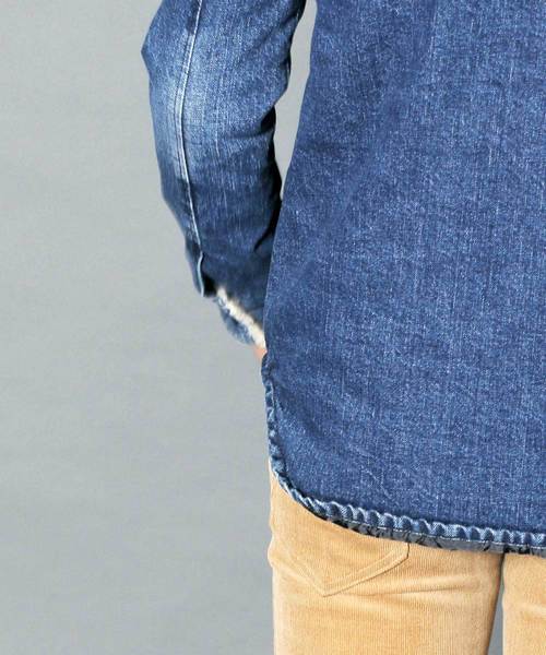Magine（マージン）の「SHAVING DENIM LINING QUILTING SHIRTS