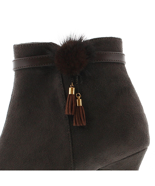 JELLY BEANS（ジェリービーンズ）の「ファータッセル3wayブーツ(115-4867)JELLY BEANS(ジェリービーンズ)（ブーツ・レディース・ブラック/グレー/キャメル・S/M/L）」の12枚目の写真