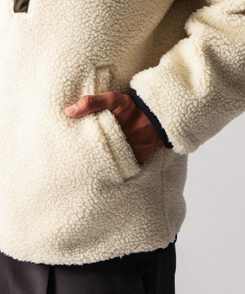 BEAUTY&YOUTH UNITED ARROWS(ビューティーアンドユースユナイテッドアローズ)の「【WEB限定】 by リバーシブル ボア/キルティング ジャケット ◆(ブルゾン・メンズ・ブラウン/ブラック/オリーブ・X-LARGE/MEDIUM/SMALL/LARGE)」の21枚目の写真