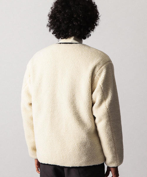 BEAUTY&YOUTH UNITED ARROWS(ビューティーアンドユースユナイテッドアローズ)の「【WEB限定】 by リバーシブル ボア/キルティング ジャケット ◆(ブルゾン・メンズ・ブラウン/ブラック/オリーブ・X-LARGE/MEDIUM/SMALL/LARGE)」の22枚目の写真