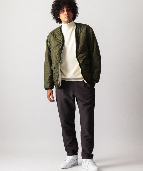 BEAUTY&YOUTH UNITED ARROWS(ビューティーアンドユースユナイテッドアローズ)の「【WEB限定】 by リバーシブル ボア/キルティング ジャケット ◆(ブルゾン・メンズ・ブラウン/ブラック/オリーブ・X-LARGE/MEDIUM/SMALL/LARGE)」の15枚目の写真